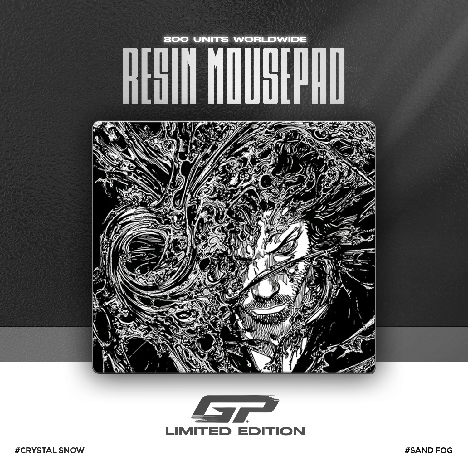 Musashi Miyamoto Limited Edition Resin Mouse Pad - GHOSTPAD