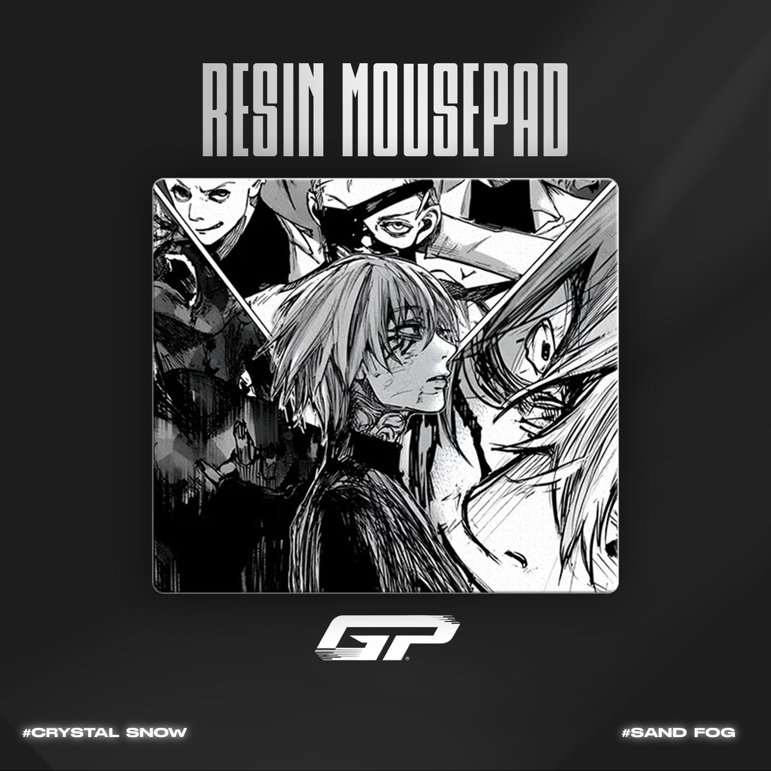 Tokyo Ghoul Resin Mouse Pads - GHOSTPAD