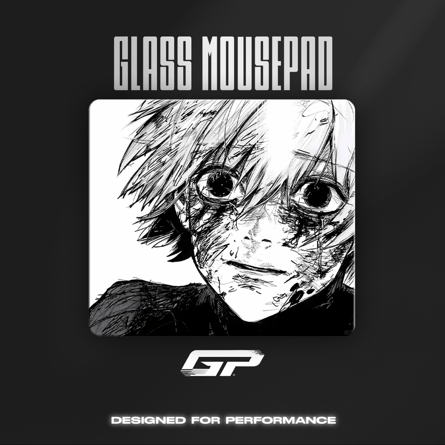 Tokyo ghoul glass mouse pads - GHOSTPAD