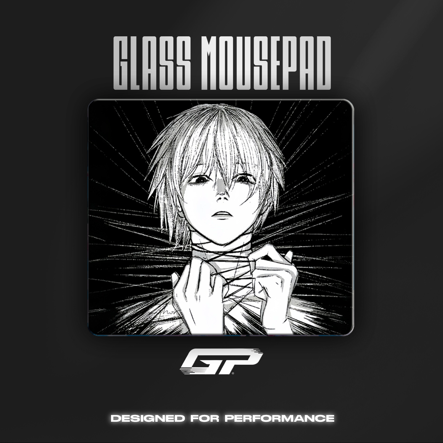 Tokyo ghoul glass mouse pads - GHOSTPAD