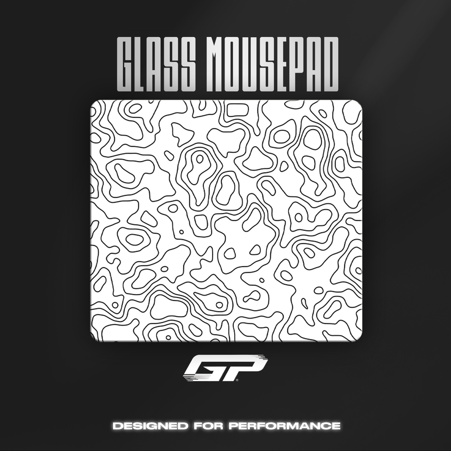 Topo Glass Mouse Pads - GHOSTPAD