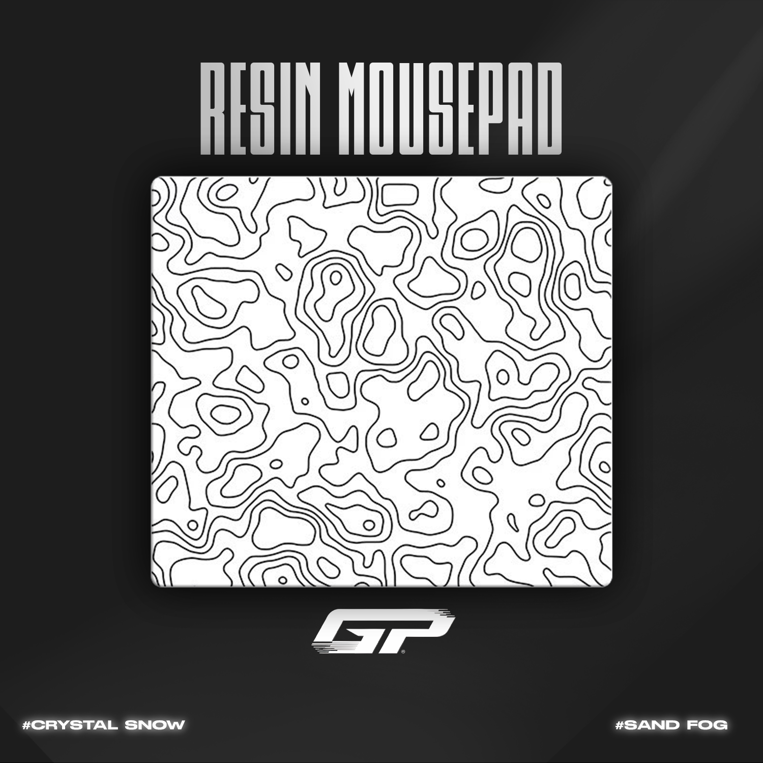 Topo Resin Mouse Pads - GHOSTPAD