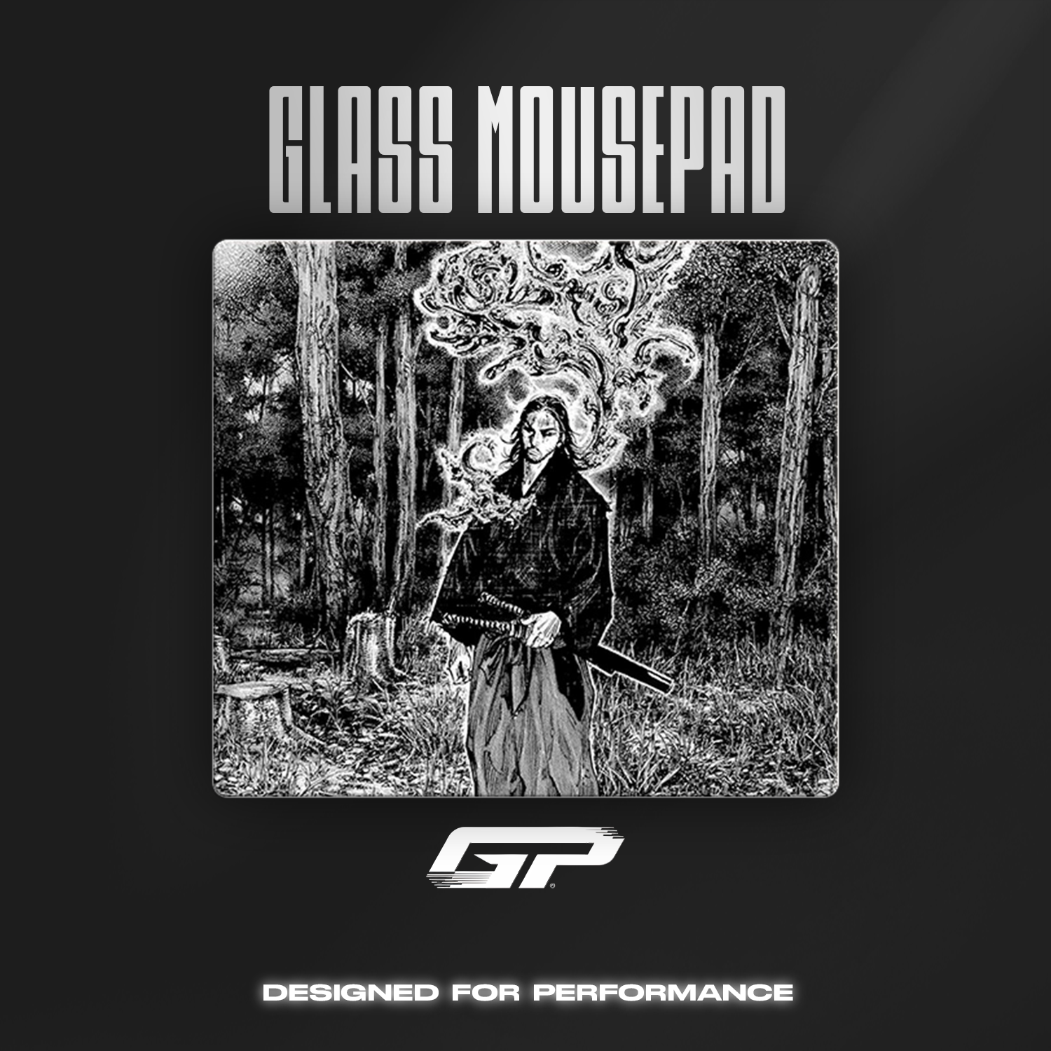 Vagabond glass mouse pads - GHOSTPAD