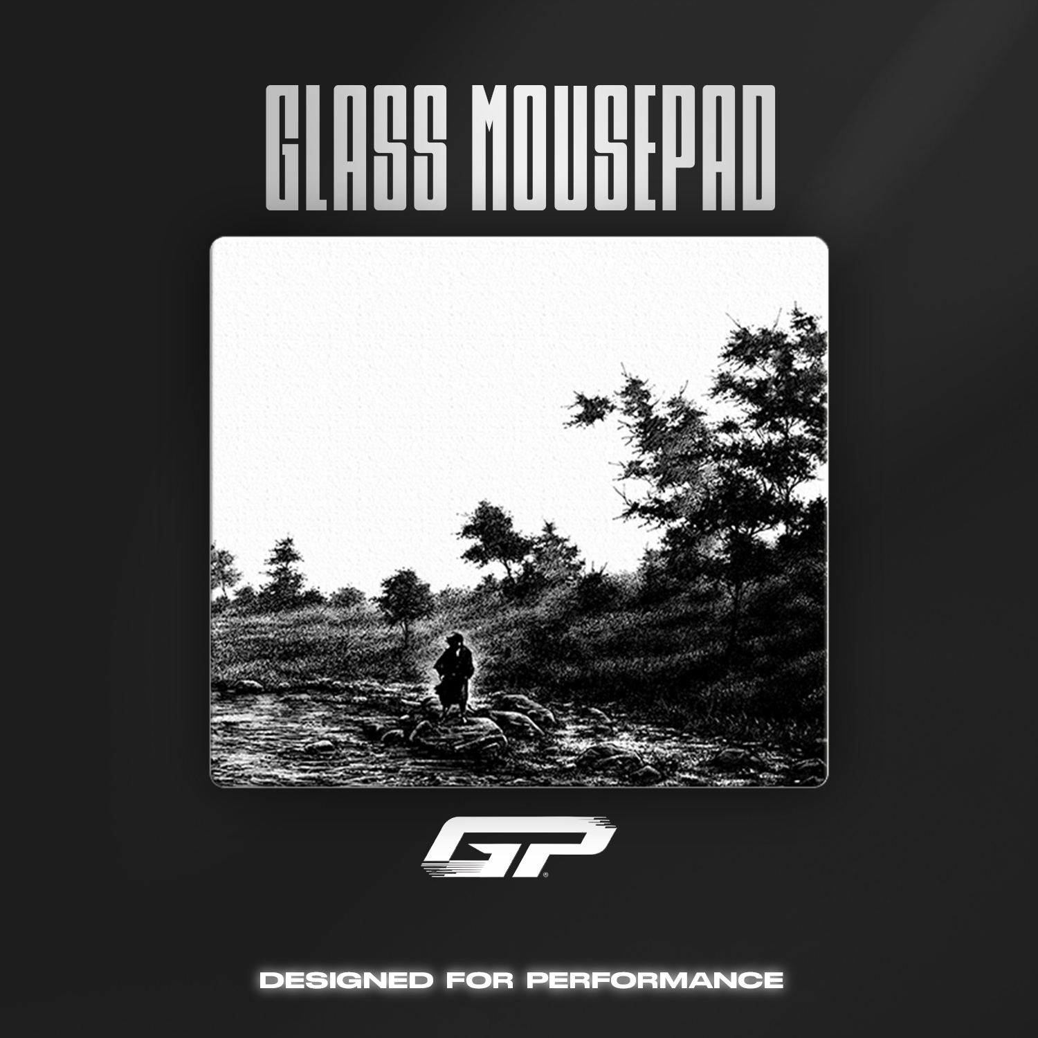 Vagabond glass mouse pads - GHOSTPAD