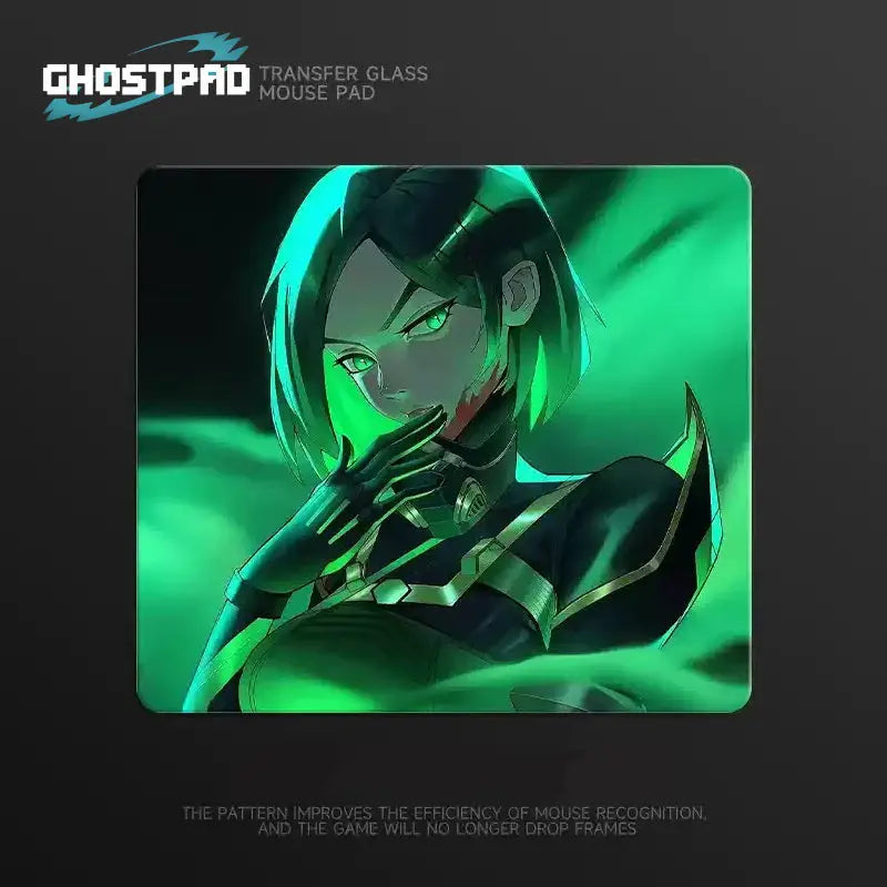 Valorant glass mouse pads - GHOSTPAD