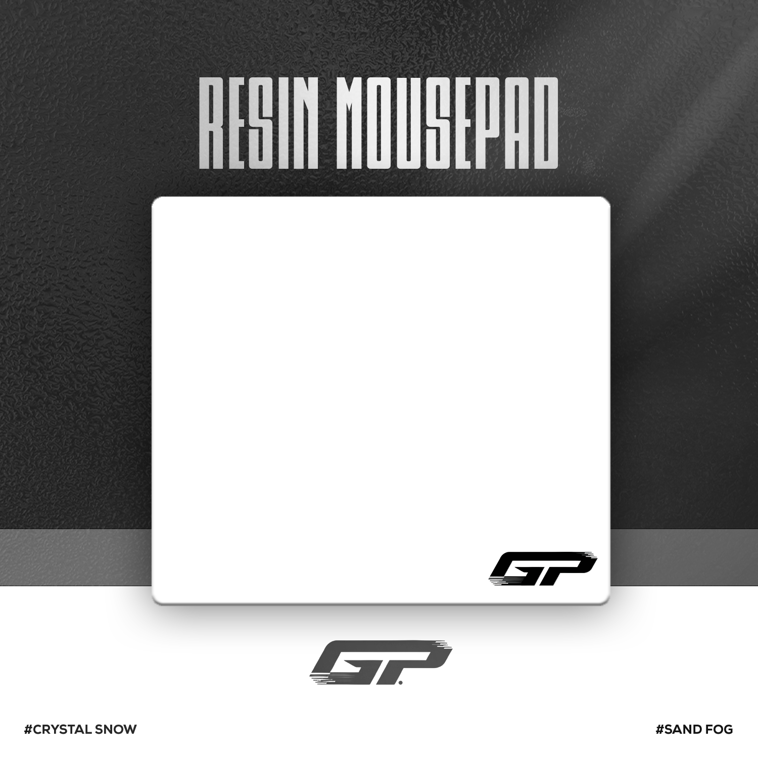 White Resin Mouse Pads - GHOSTPAD